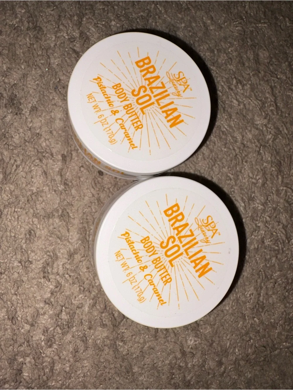 Brazilian Sol Body Butter - Pistachio & Caramel (Orange)